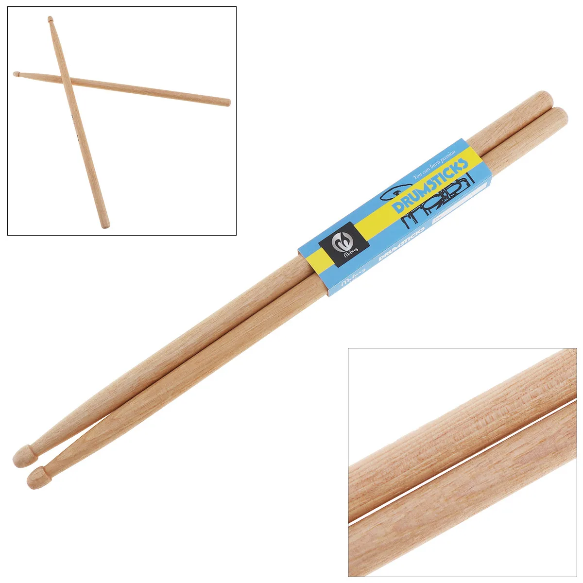 1 пара Hickory барабанные палочки 5А музыкальная группа джазовые Ударные музыкальные