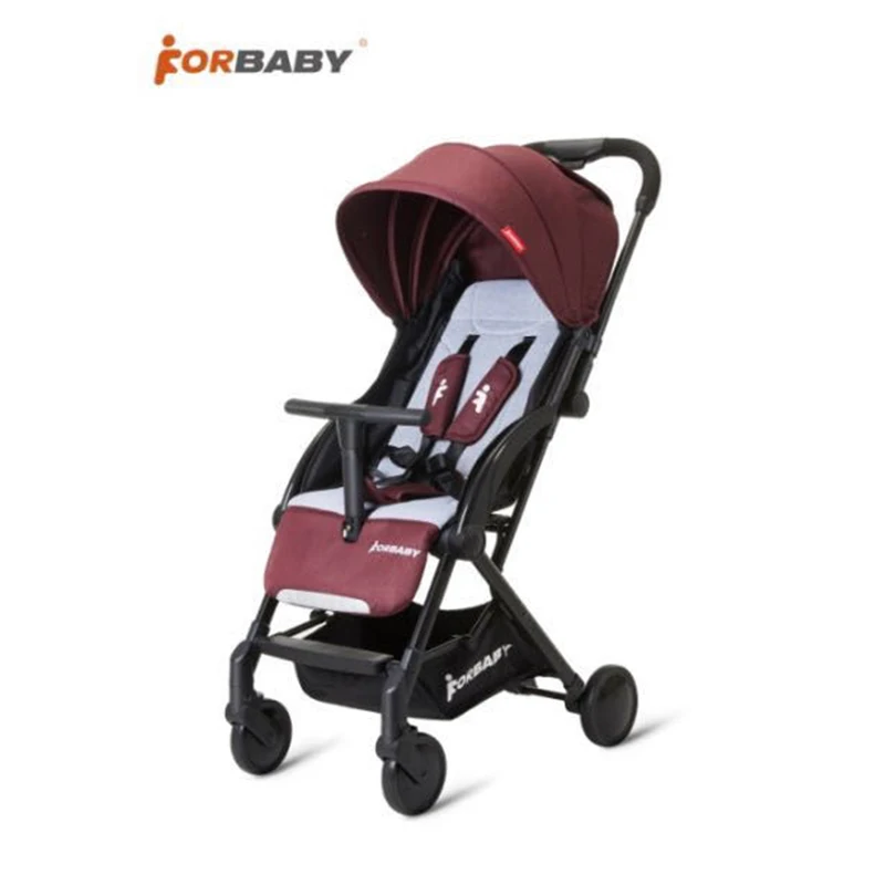 Fobobe FORBABY2000 pull rod design baby cart convenient folding four wheel can be seated laid on one hand. | Мать и ребенок
