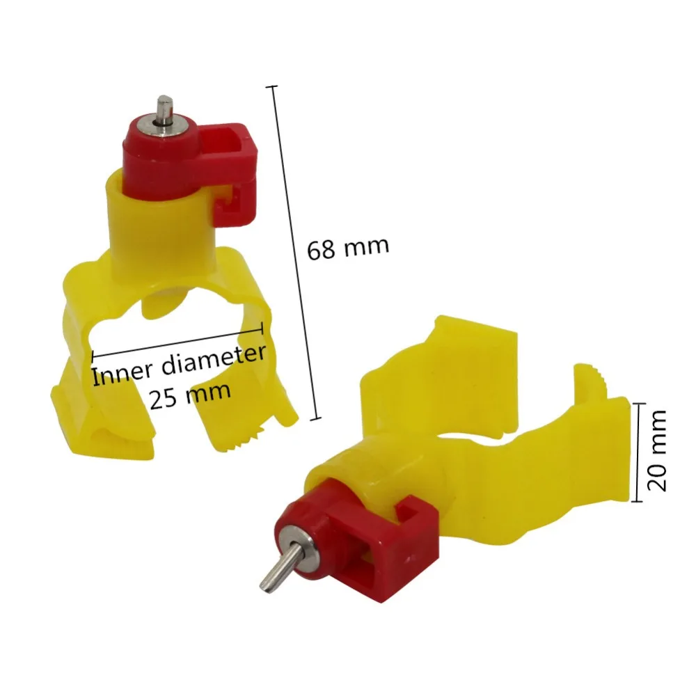 5 шт. соска для курицы питатель автоматические соски птицы воды трубы диаметром 25