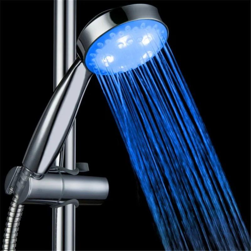 Пластиковая светодиодная ручная Лейка для душа|color shower|led color showershower shower |