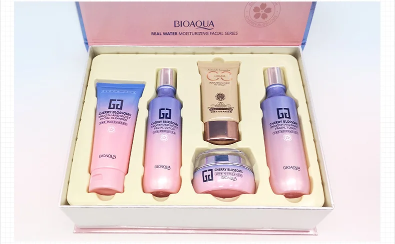 BIOAQUA 5 шт./компл. вишневый цвет косметические средства для ухода за кожей костюм