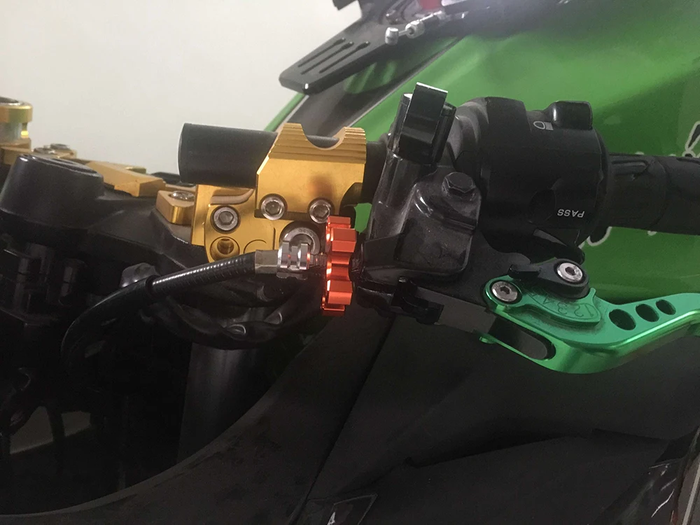 Алюминиевый кабель сцепления с ЧПУ регулировочный винт для мотоцикла KAWASAKI Z750 Z800