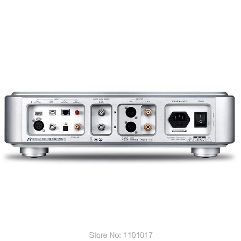 Shanling D600 сбалансированный DSD ESS9018S декодер DAC HIFI EXQUIS XLR USB Bluetooth iPod AES EBU BNC ies с пультом дистанционного управления