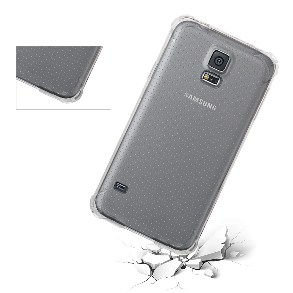 Прозрачная мягкая Резина ТПУ защитный чехол для Samsung Galaxy S5 S6 S7 Edge S8 S9 + S9Plus Note8 Note 9 TPU