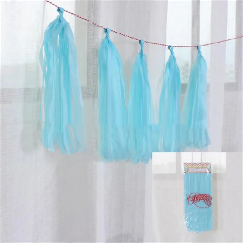 blue 5 шт./лот 35 см Tassel Pendant аксессуары для дома вечерние украшения - Цвет: blue
