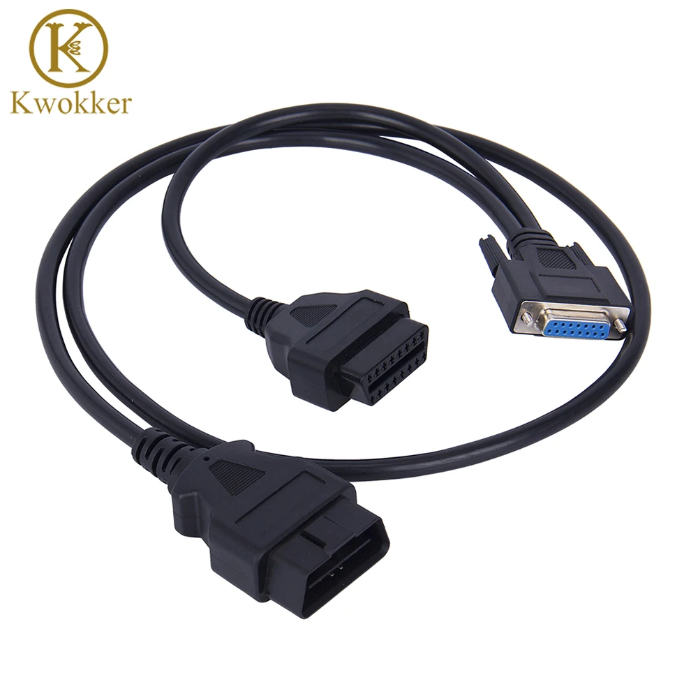 

Универсальный кабель-переходник KWOKKER OBD2, 15-16 контактов