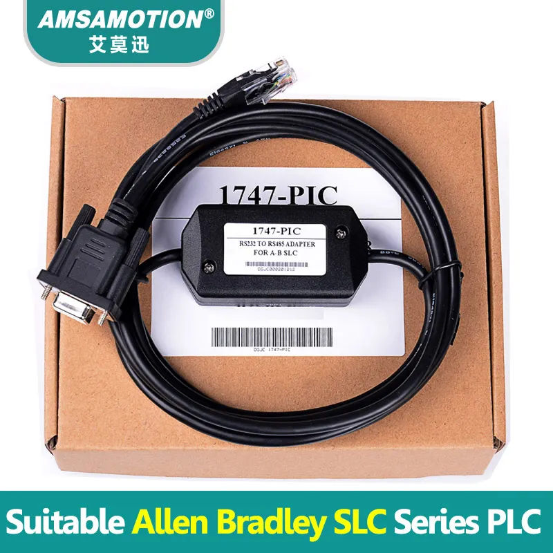 Совместимый программируемый кабель Allen Bradley 5/01 5/02 5/03 SLC Series PLC 1747-PIC RS232 для