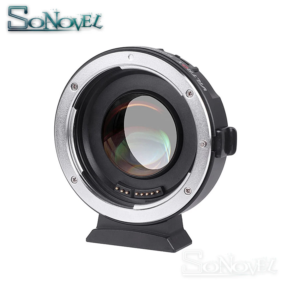 Viltrox фотовспышка с автофокусом EXIF 0.71X уменьшение скорости бустер адаптер для