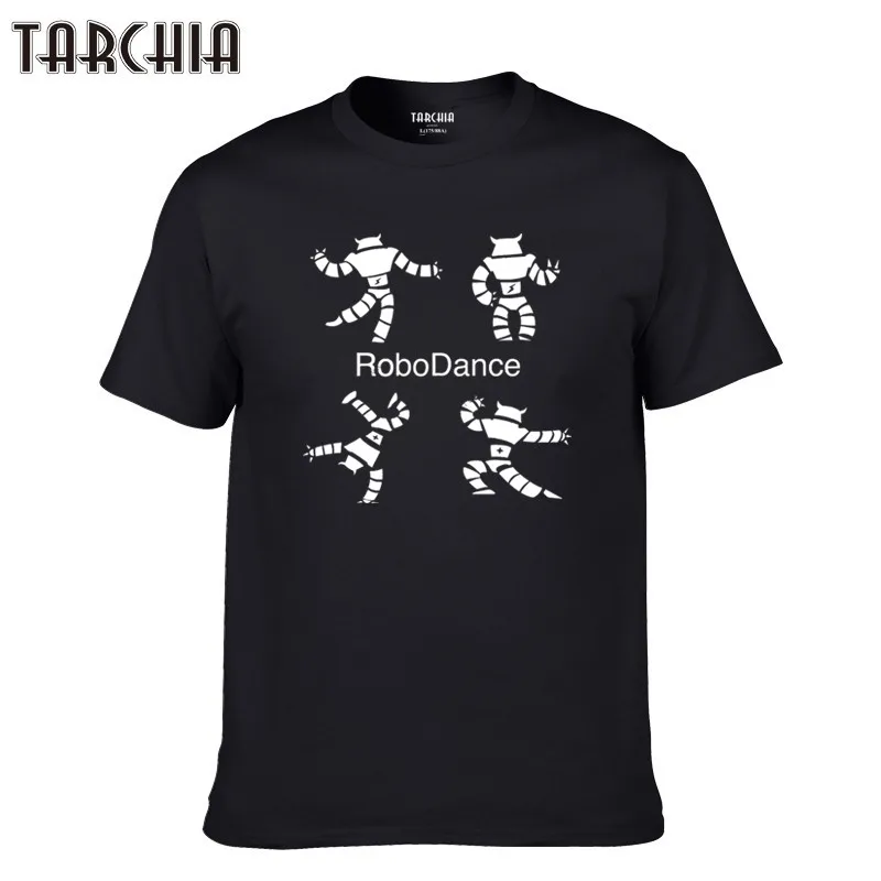 Мужская хлопковая футболка TARCHIA Повседневная с коротким рукавом в стиле хип-хоп