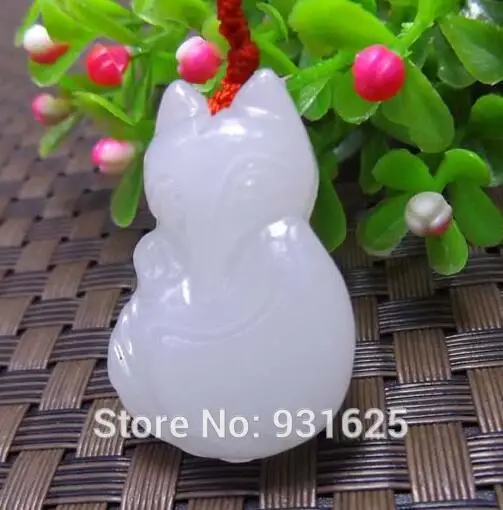 6 шт. натуральный белый драгоценный камень резной ручной работы Милая Лиса На