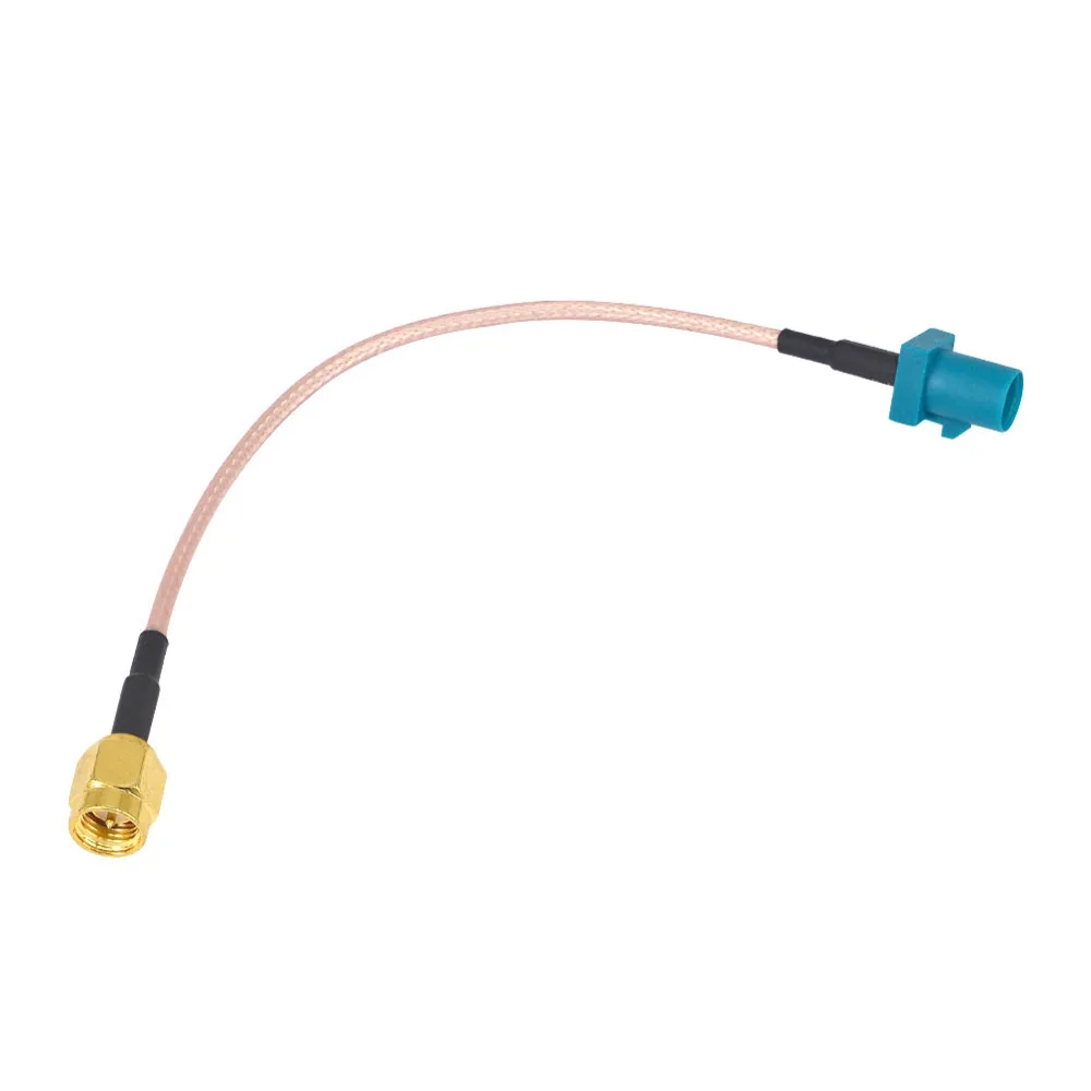 Fakra Z адаптер штекер SMA Мужской gps антенна Fakra удлинитель RG316 RG174 15 см косичка для VW для сиденья для Benz для ford