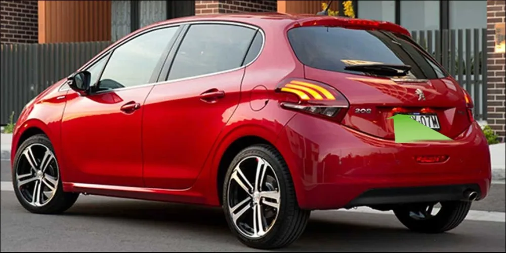 JIAYITIAN заднего вида Камера для peugeot 208 2012 2013 резервного копирования Камера/Ночное видение/номерной знак Камера
