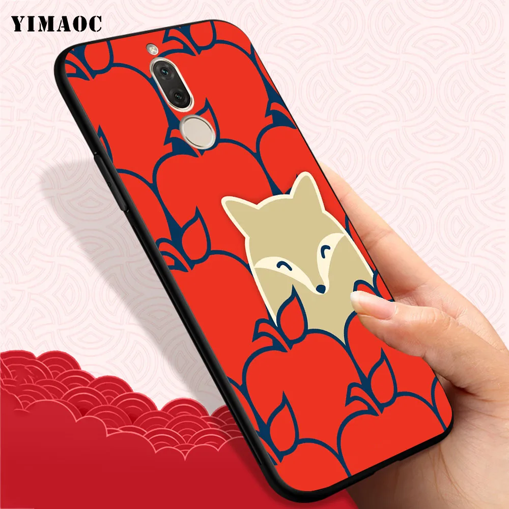 YIMAOC Lovely Cartoon Animals Fox Soft Case for Huawei Y5 Y6 Y7 Prime Y9 Mate 10 20 Lite Pro Nova 2i 3 3i 4 |