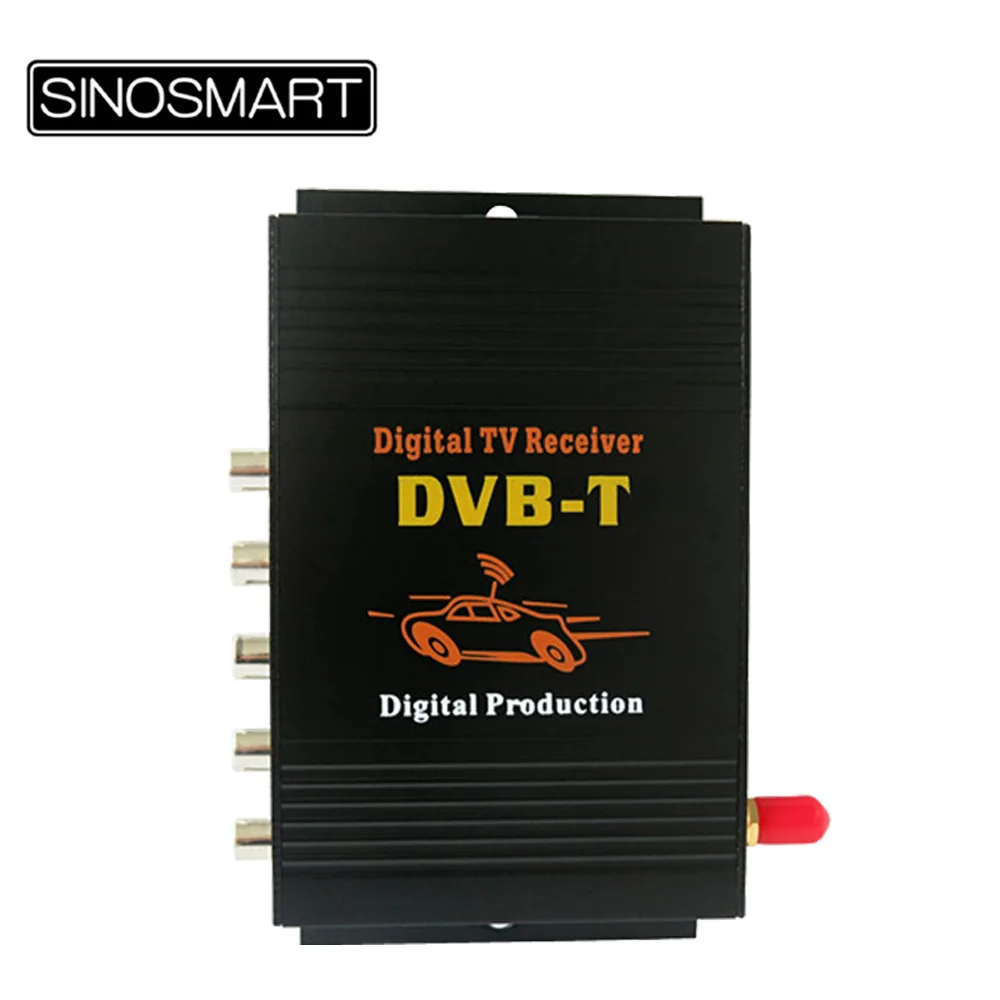 Бесплатная доставка Автомобильный цифровой ТВ бокс DVB T MPEG 4 приемник супер