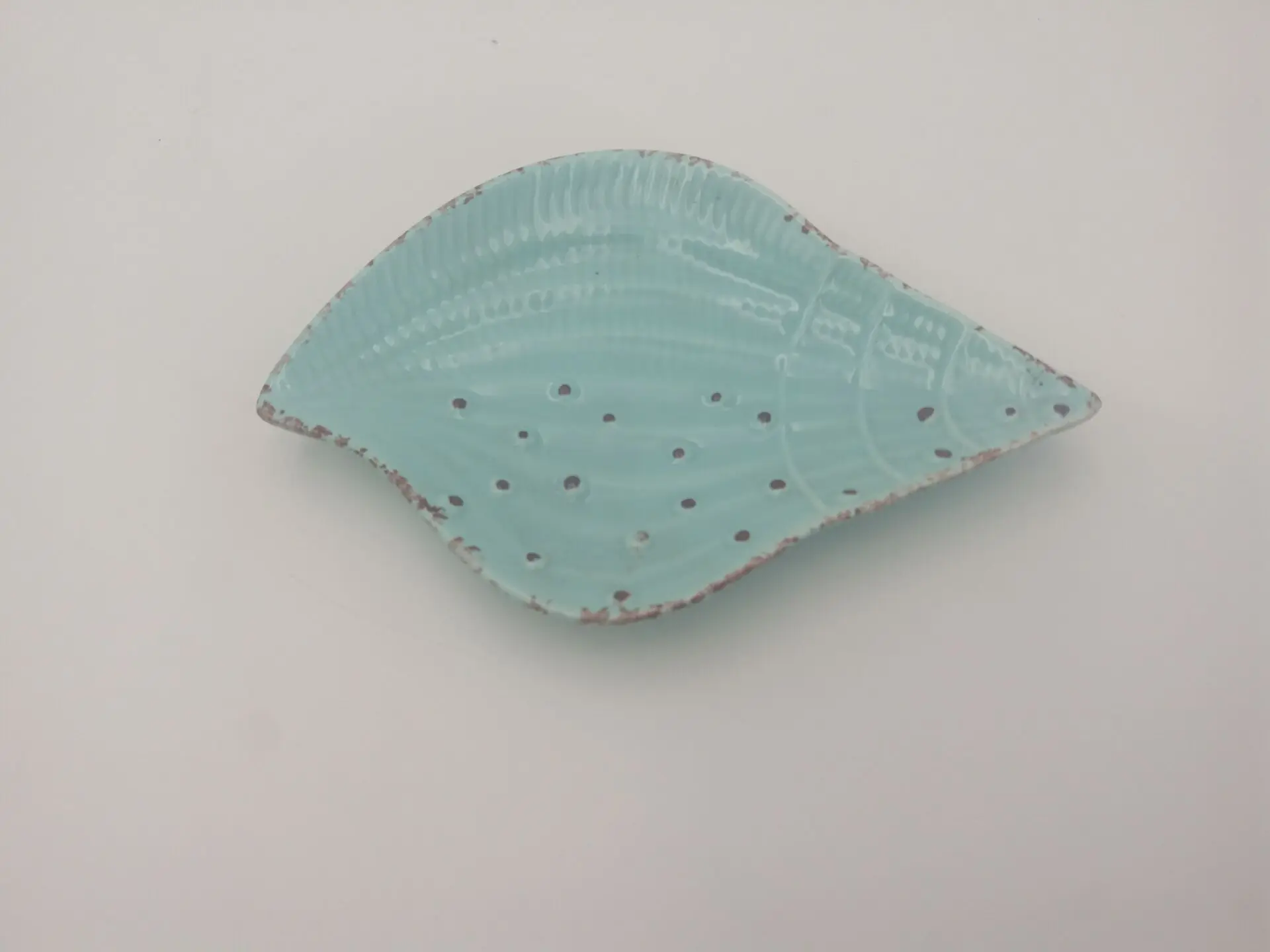 conch Креативная средиземноморская мода, Керамическая маленькая Фруктовая тарелка, десертная коробочка, мыльница, морская звезда, тарелка, посуда, тарелка для сушеных фруктов - Цвет: conch