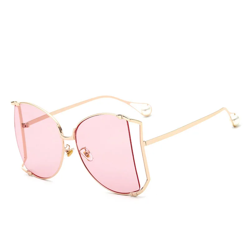 Роскошные брендовые дизайнерские негабаритные оправы для очков женщин большие