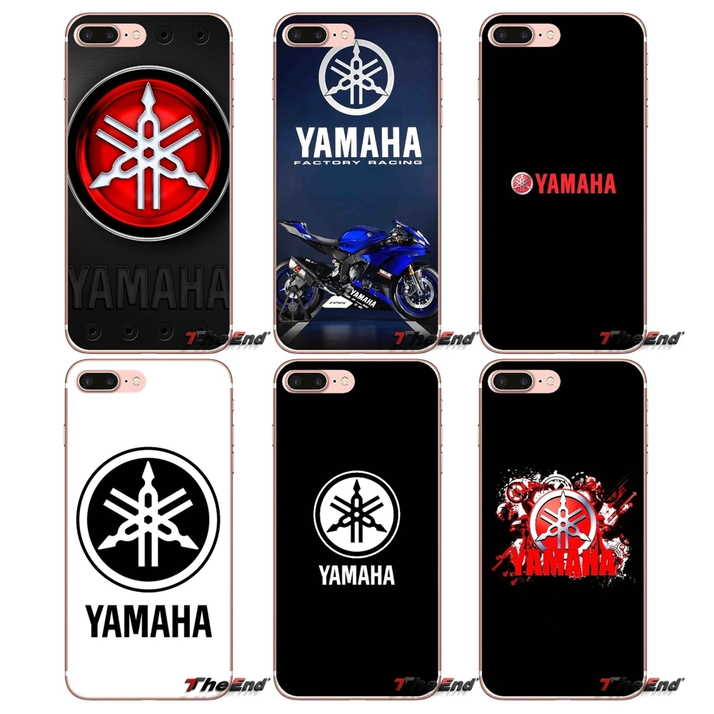 Прозрачные мягкие чехлы Yamaha Мотогонки логотип для Apple iPhone X 4 4S 5 5S SE 5C 6 6s 7 8 плюс Plus