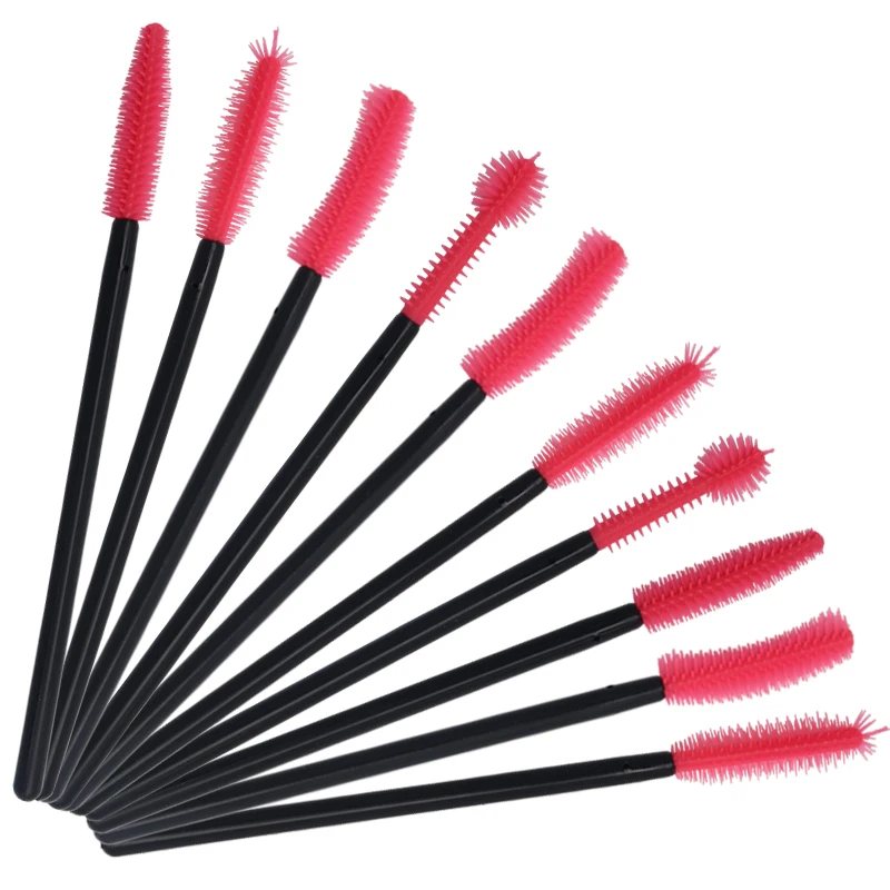 1000 шт./лот наращивание ресниц кисти для макияжа Кисти одноразовые силиконовые