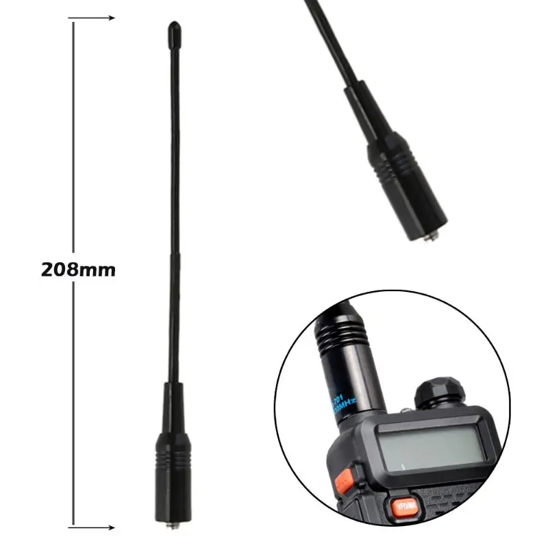 Портативная Двухдиапазонная фотовспышка 144/430 МГц|antenna for baofeng|sma-f antennadual band |