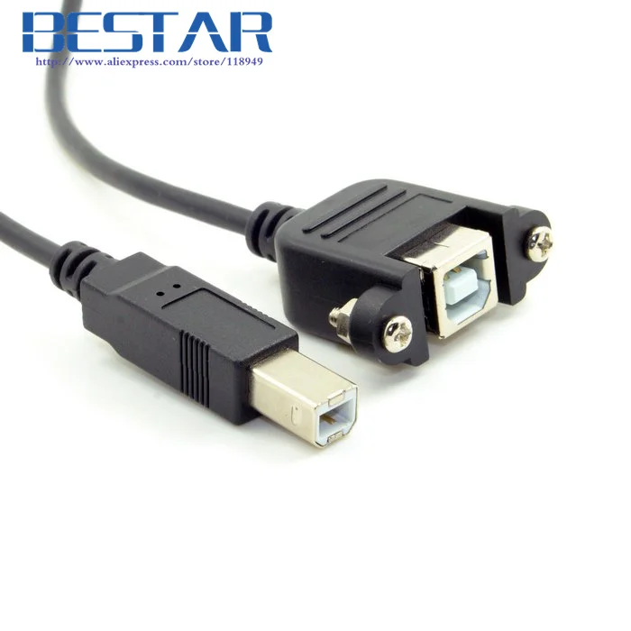 Кабель удлинитель для жесткого диска 50 см USB 2 0 B с винтами крепления на панели|usb 2.0