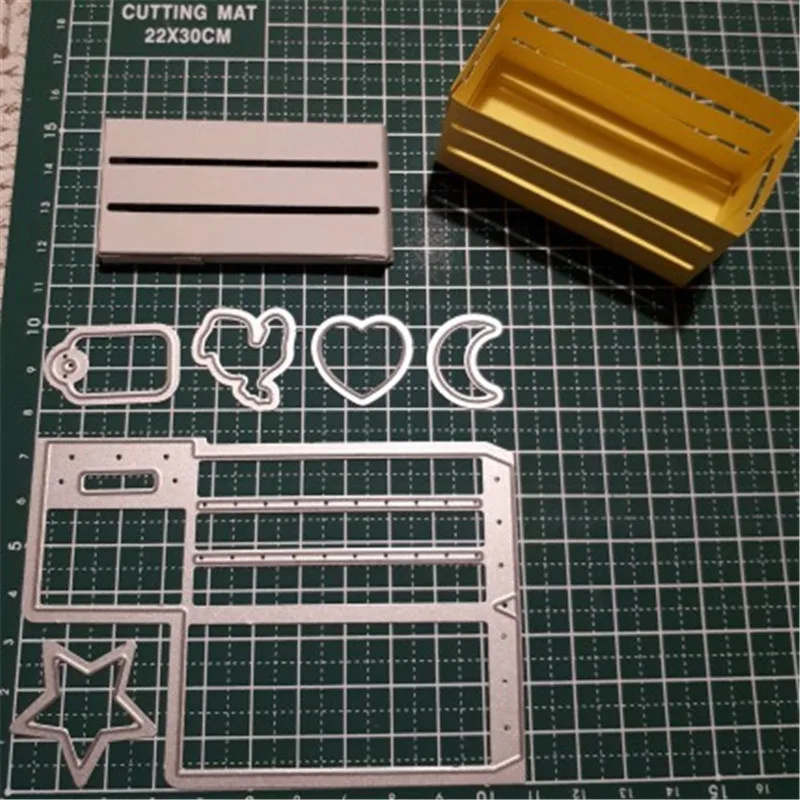 Вырубные штампы коробка 6 шт./лот Новая креативная Звезда Луна Сердце Украшение