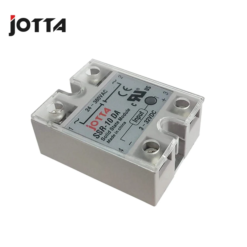 Бесплатная доставка Однофазное твердотельное реле SSR 10DA/25DA/40DA DC control AC в белом