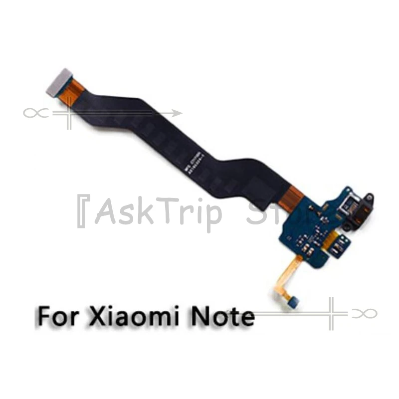 For Xiaomi Mi Note Разъем порт USB док-станция зарядный гибкий кабель для Xiaomi Mi Note 2 3 Pro плата PCB зарядное устройство Flex - Цвет: For Xiaomi Mi Note