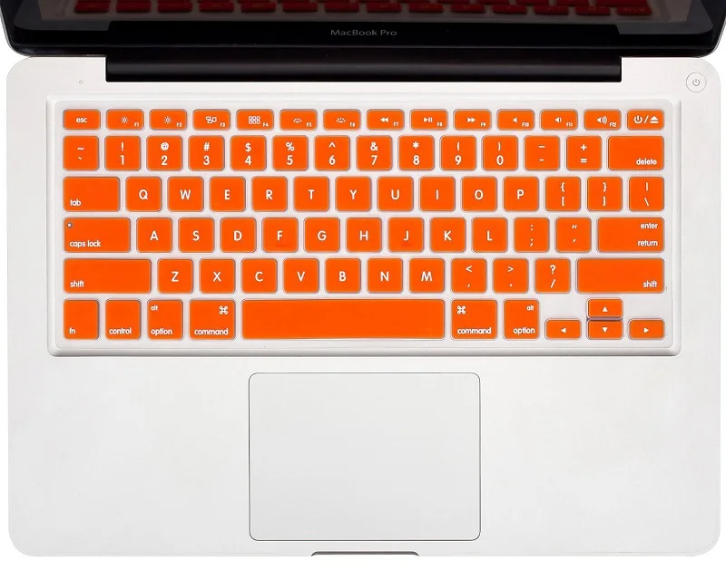 Чехол-клавиатура для Macbook 1" Unibody/старый Macbook Pro 13" 1" 17"/старый Macbook Air 1" /iMac беспроводная клавиатура - Цвет: Orange
