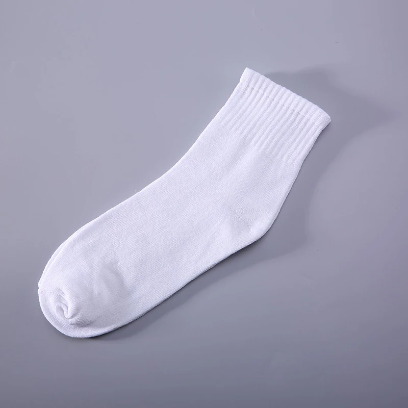 5 пар упаковки Модные мужские однотонные носки повседневные хлопковые Дышащие