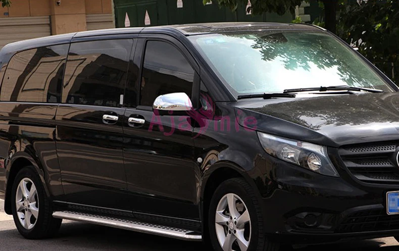 Углеродное волокно цвет двери зеркало крышка заднего вида накладка- для Mercedes Benz Vito Valente Metris W447 автомобильные аксессуары