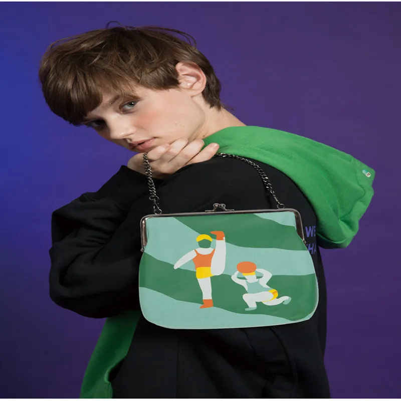 2018 новые холщовые женские сумки-мессенджеры YIZISToRe на цепочке и сумки через плечо