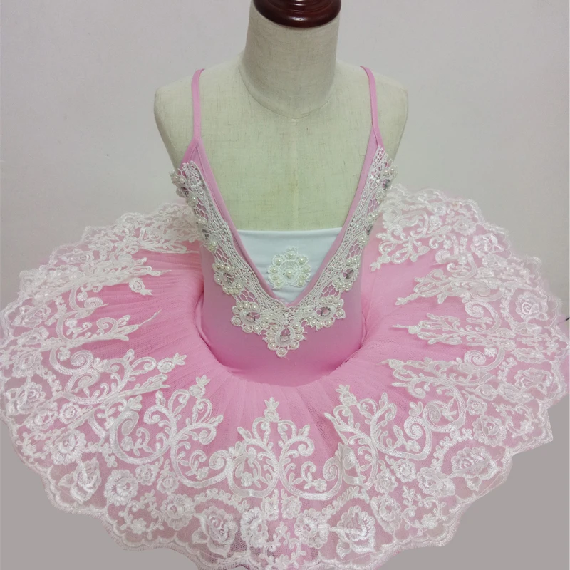 

2017 New Professional Ballet Tutu Ballet Dress For Children Swan Lake Ballet Costumes Ballet Leotards For Girls Pancake Tutu