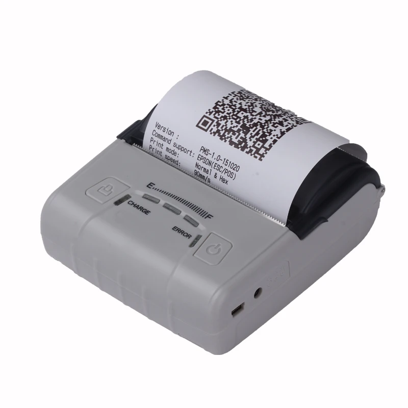 80mm impressora mini portable pos receipt printer usb wifi thermal restaurant order support 2D code printing|restaurant printer|wifi printerpos |