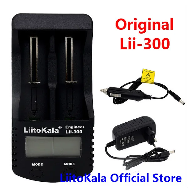 lii300 Liitokala lii-300 цифровой 18650 26650 18350 10440 18500 Зарядное устройство ЖК-дисплей Дисплей Батарея емкость Тесты Каррегадор Bateria Зарядное устройство - Цвет: lii300