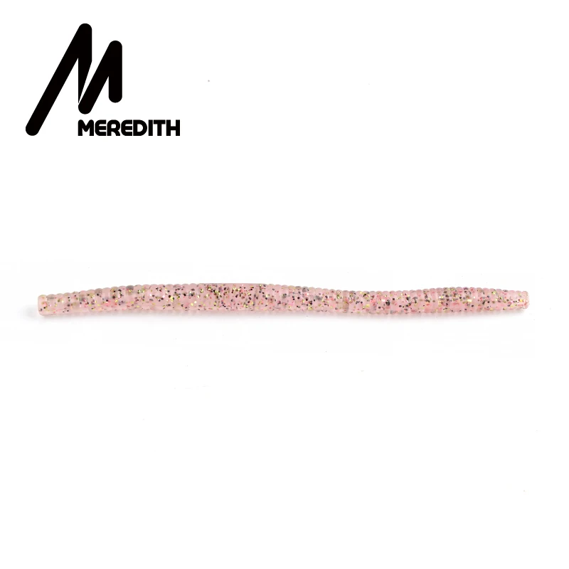 Meredith 5,5" 10 шт искусственные мягкие пластиковые приманки, силиконовые Джеркбейт, пресноводные рыболовные приманки, приманки для ловли окуня - Цвет: P