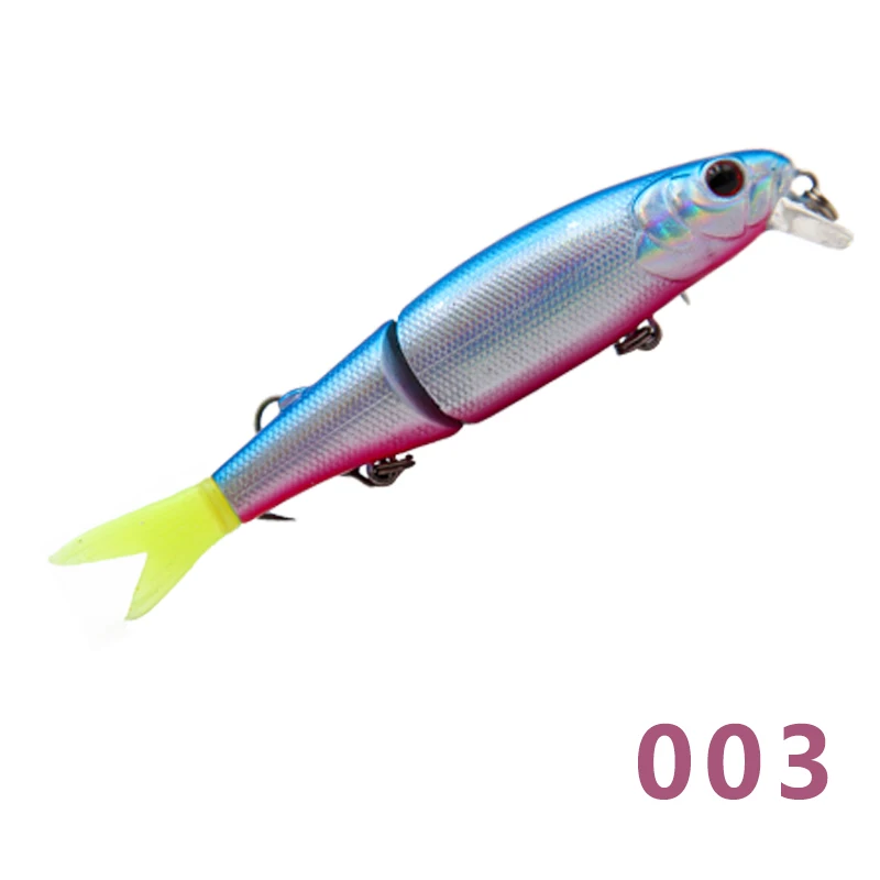 003 9cm 7.4g Hunthouse jackal, приманка для щуки, 11,3 см и 9 см, шарнирная приманка, мягкий хвост, гольян, приманка для дайвинга, плавающие приманки, медленное погружение, приманка для рыбалки - Цвет: 003 9cm 7.4g