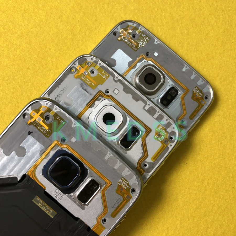 Полный Корпус чехол для Samsung Galaxy S6 G920 G920F ЖК-дисплей панели Ближний рамка Батарея door обложка+ спереди Стекло объектив+ Инструменты