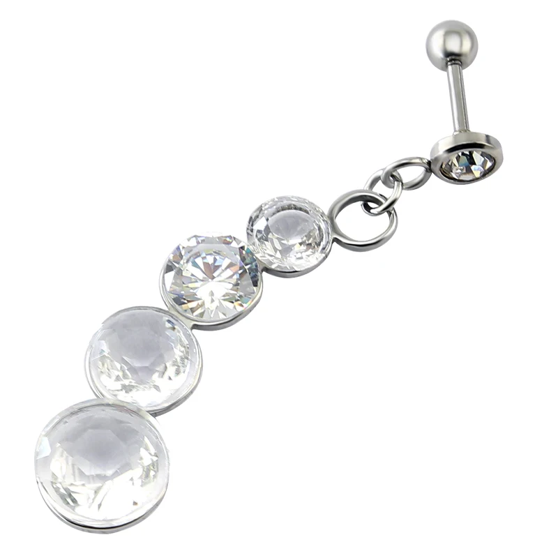 1 пара великолепных чистых ушных хрящей для пирсинга серьги гвоздики из