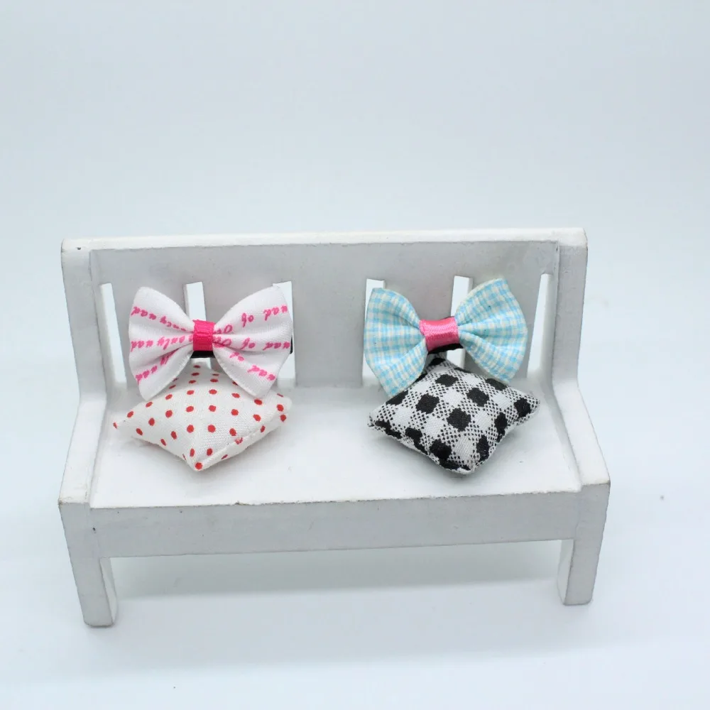 50 шт./лот Большая распродажа банты для собак собачий уход заколки волос животных