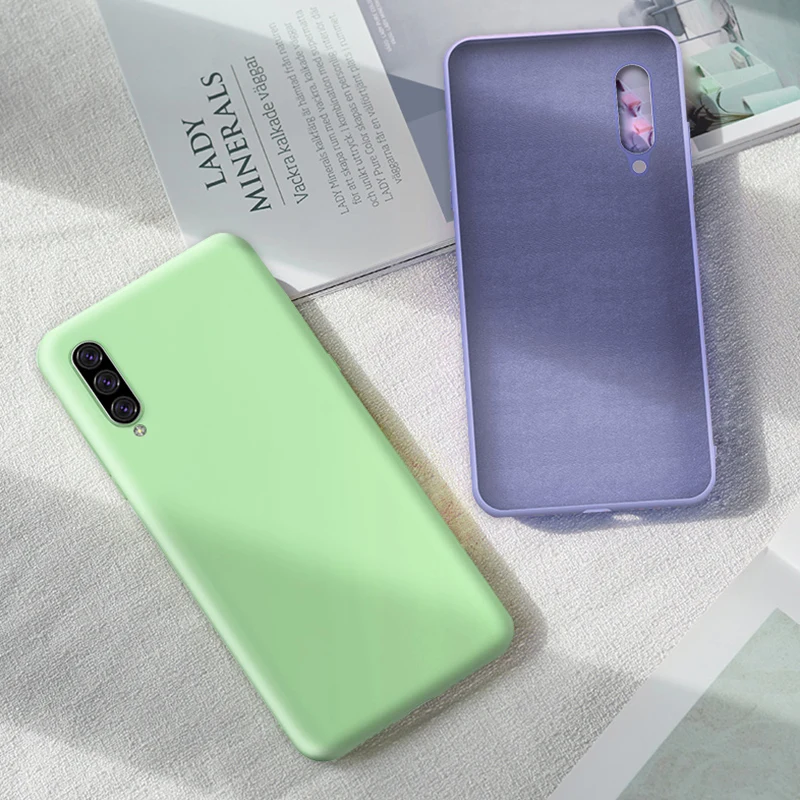 Для samsung Galaxy A50 A30 A10 A20 A40 A70 S8 S9 S10 плюс S10E чехол Мягкая Жидкая силиконовая накладка