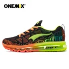 Мужские спортивные кроссовки Onemix, дышащие сетчатые кроссовки для бега с музыкальным ритмом и воздушной подушкой, спортивные кроссовки для занятий спортом на открытом воздухе, максимальный размер 39-46