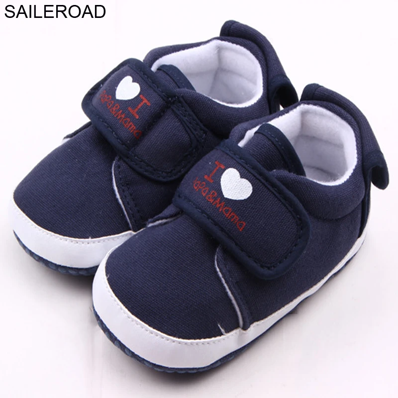 

SAILEROAD, обувь для мальчиков и девочек 0-18 месяцев, «I LOVE PAPA And MAMA»