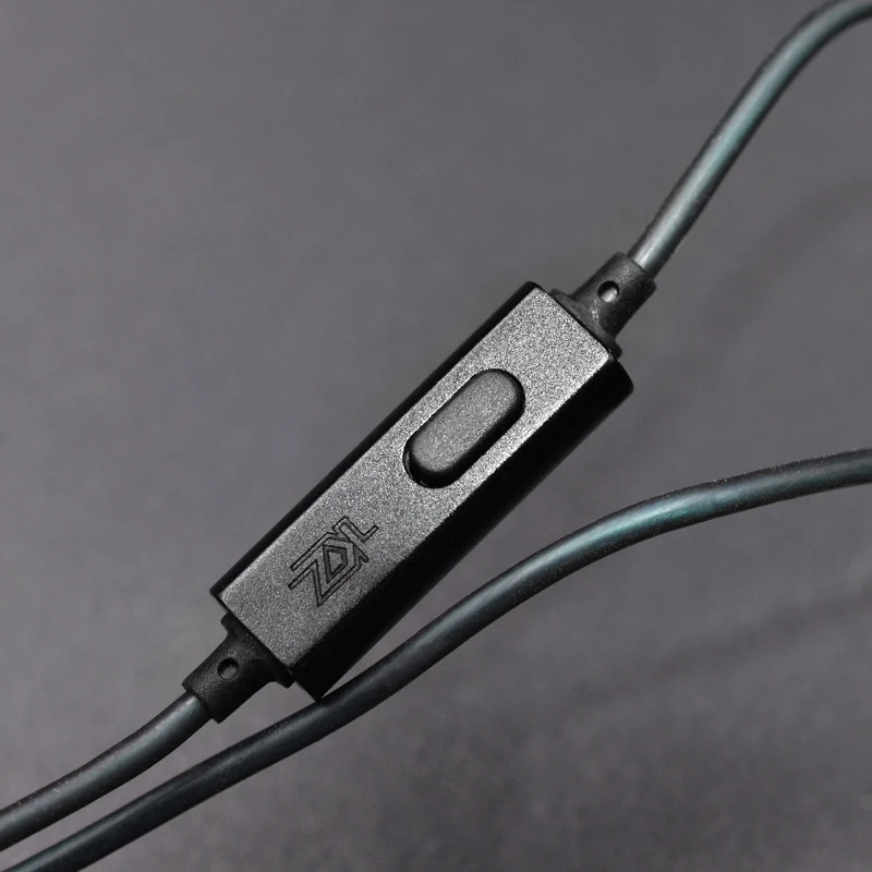 KZ ZS5 ZS6 0,75 мм 2 pin кабель для наушников Замена DIY Аудио кабель с микрофон с высокой четкостью