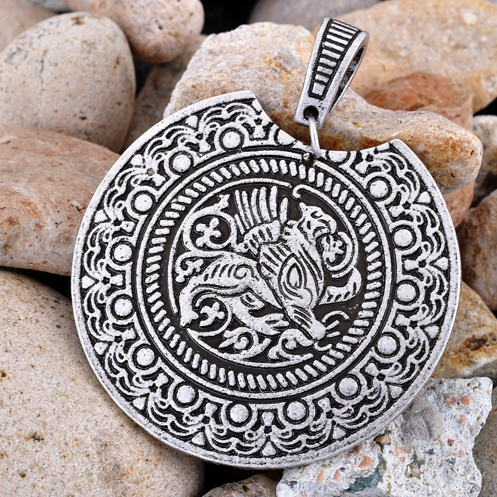 1 шт. славянская Большая подвеска Suzdal Griffin в виде викингов языческие украшения