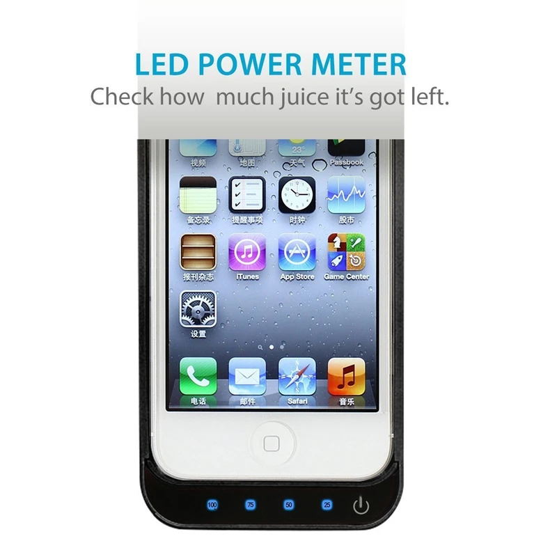 Чехол с отделением для зарядного устройства 4200 мАч Новый перезаряжаемые