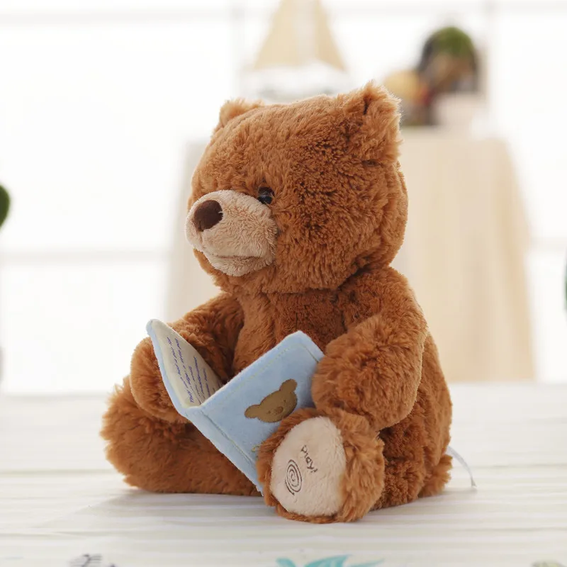 Storytime Cub плюшевый медведь мультфильм чучело игрушки Электрический Teddy Bear для