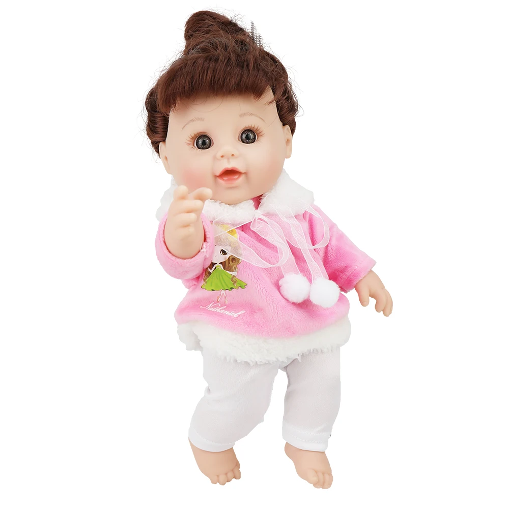 Bebes розовый свитер пупи Кукла реборн игрушки reborn 30 см 2019 вид настоящие куклы для