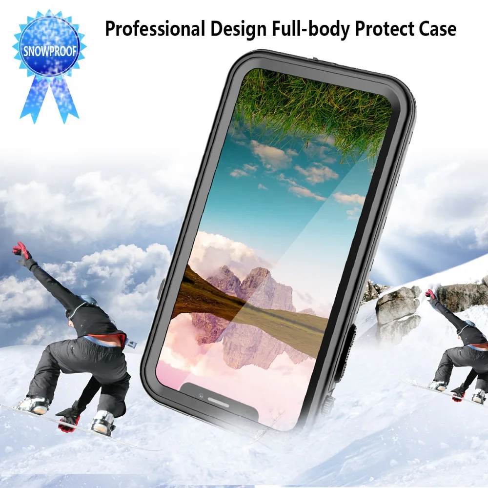 SHELLBOX телефон водонепроницаемый чехол для iPhone XR X XS Max чехол TPU Силиконовый чехол для iPhone 7 8 Водонепроницаемый Чехол