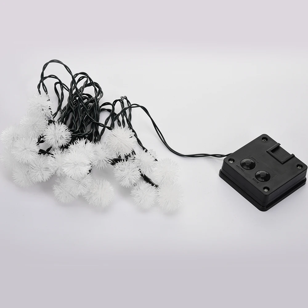 Снежный шар Солнечная струнная лампа водонепроницаемый открытый Сказочный свет