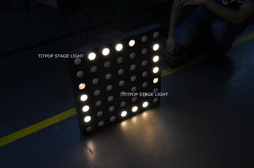 СВЕТОДИОДНЫЙ матричный светильник TIPTOP 7X7 золотого цвета США Cree 3 Вт лампа 50 см x